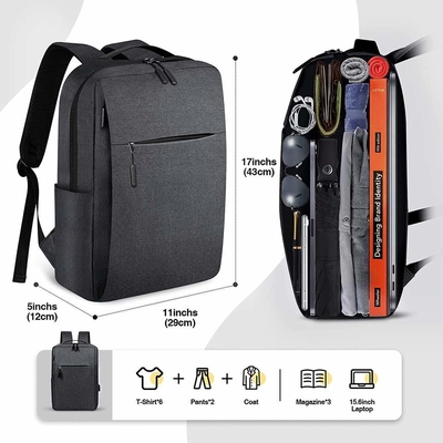 OEM Anti Theft USB Charging Backpack กระเป๋าใส่แล็ปท็อปขนาด 15.6 นิ้วสำหรับผู้ชาย