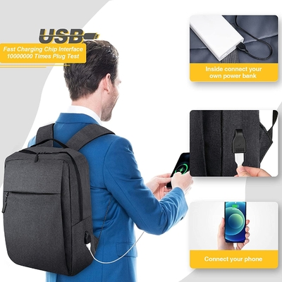 OEM Anti Theft USB Charging Backpack กระเป๋าใส่แล็ปท็อปขนาด 15.6 นิ้วสำหรับผู้ชาย