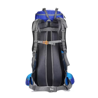 กระเป๋าเป้สะพายหลังเดินป่ากันน้ำ Ransel Mountain กระเป๋าเป้สะพายหลังโพลีเอสเตอร์ 70 ลิตร ISO