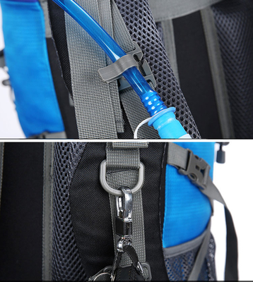 กระเป๋าเป้สะพายหลังเดินป่ากันน้ำ Ransel Mountain กระเป๋าเป้สะพายหลังโพลีเอสเตอร์ 70 ลิตร ISO
