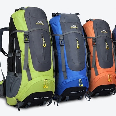 กระเป๋าเป้สะพายหลังเดินป่าน้ำหนักเบา 45L Packable Trekking Backpack Waterproof AZO Free