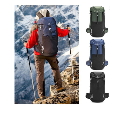 Travel 40L กระเป๋าเป้สะพายหลังเดินป่ากันน้ำ Nylon Tactical Ultralight Hydration Pack