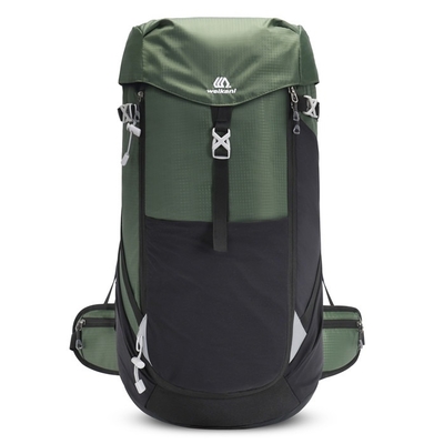 Travel 40L กระเป๋าเป้สะพายหลังเดินป่ากันน้ำ Nylon Tactical Ultralight Hydration Pack