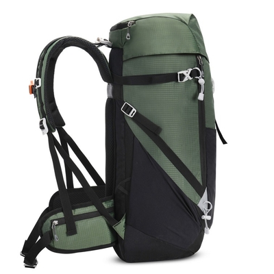 Travel 40L กระเป๋าเป้สะพายหลังเดินป่ากันน้ำ Nylon Tactical Ultralight Hydration Pack
