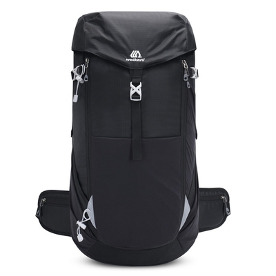 กระเป๋าเป้สะพายหลังกันน้ำกลางแจ้ง 50L ODM Ultralight Camping Backpack Nylon