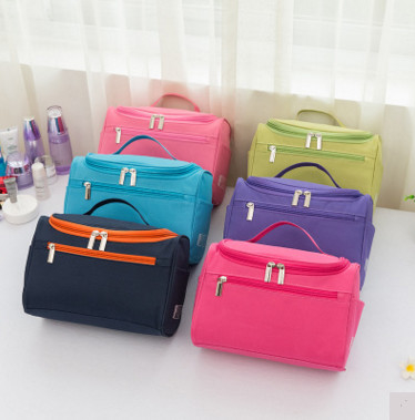 โพลีเอสเตอร์แขวนกระเป๋าเครื่องสำอาง Travel ชุดเดินทางเครื่องสำอาง Organizer