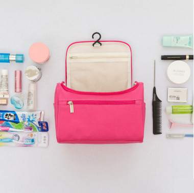 โพลีเอสเตอร์แขวนกระเป๋าเครื่องสำอาง Travel ชุดเดินทางเครื่องสำอาง Organizer