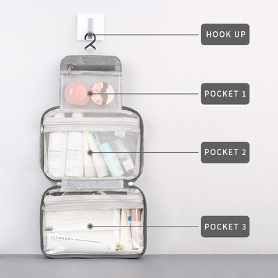ที่โกนหนวดแขวนถุงแป้ง ออแกไนเซอร์ Hygiene Dop Kit กระเป๋าเดินทางเครื่องสำอางแขวน