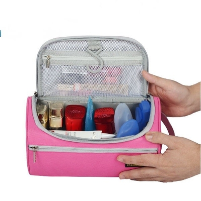 Barrel Shape Round Toiletry Bag ที่แขวนแต่งหน้า ออแกไนเซอร์ Waterproof Travel