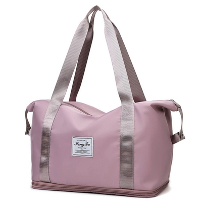 กระเป๋ากีฬายิม Duffle Tote กระเป๋ายิม 15.6 นิ้วกระเป๋าค้างคืนวันหยุดสุดสัปดาห์สำหรับผู้หญิง