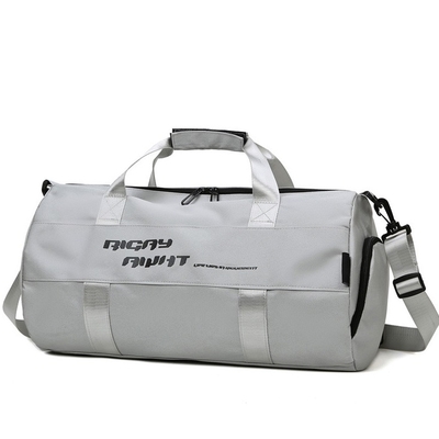 Travel Custom Gym Bag กระเป๋า Duffle บุรุษพร้อมช่องรองเท้า Outdoor