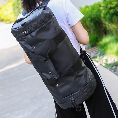 กระเป๋ายิมกันน้ำ Duffle กระเป๋าบุรุษยิมพร้อมช่องรองเท้าฟิตเนส Outdoor