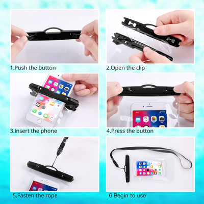 กระเป๋าใส่โทรศัพท์กันน้ำสำหรับใส่โทรศัพท์ใต้น้ำ