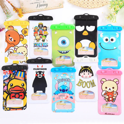 กระเป๋ากันน้ำโทรศัพท์มือถือน่ารักกระเป๋ากันน้ำสำหรับ Iphone Android