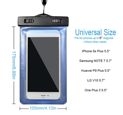 กระเป๋าใส่โทรศัพท์กันน้ำ Universal Pvc ซองใส่โทรศัพท์กันน้ำ