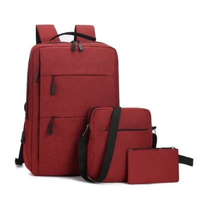 Business Men Back Pack Set กระเป๋าเป้โรงเรียนยอดนิยม 3 ชุด 42*30*12cm