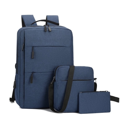 Business Men Back Pack Set กระเป๋าเป้โรงเรียนยอดนิยม 3 ชุด 42*30*12cm