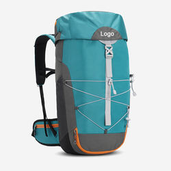 ODM กระเป๋าเป้สะพายหลังเดินป่ากันน้ำไนลอน 40L กระเป๋าเป้สะพายหลังอุปกรณ์ภูเขากลางแจ้ง