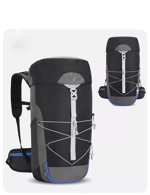 ODM กระเป๋าเป้สะพายหลังเดินป่ากันน้ำไนลอน 40L กระเป๋าเป้สะพายหลังอุปกรณ์ภูเขากลางแจ้ง