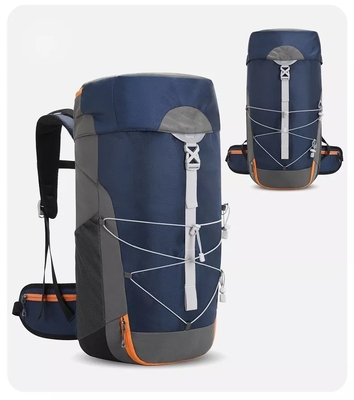 ODM กระเป๋าเป้สะพายหลังเดินป่ากันน้ำไนลอน 40L กระเป๋าเป้สะพายหลังอุปกรณ์ภูเขากลางแจ้ง