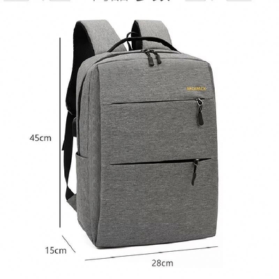 กระเป๋าเป้สะพายหลังชาร์จ USB ขนาด 1.47 นิ้วชุด 3 ใน 1 คอมพิวเตอร์ Oxford Waterproof Rucksack