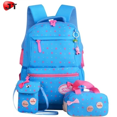 กระเป๋าเป้สะพายหลังโรงเรียนสำหรับเด็กผู้หญิงวัยรุ่น Bookbag ชุดแล็ปท็อปกระเป๋าเป้สะพายหลังกล่องอาหารกลางวันพร้อมกระเป๋าดินสอ