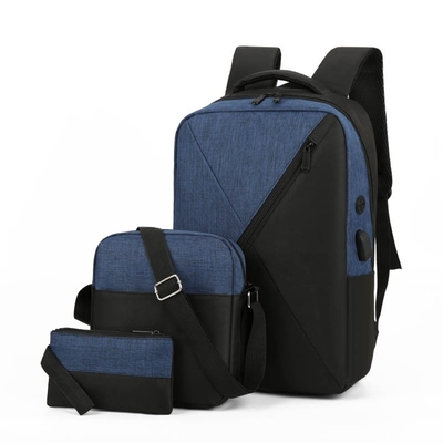 กระเป๋าเป้สะพายหลังคอมพิวเตอร์ Oxford ชุด 3 In 1 Unisex Laptop Backpack Set