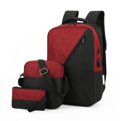 กระเป๋าเป้สะพายหลังคอมพิวเตอร์ Oxford ชุด 3 In 1 Unisex Laptop Backpack Set