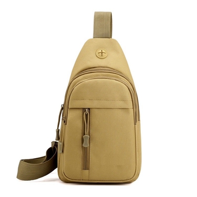 มัลติฟังก์ชั่กระเป๋าสะพายข้าง Crossbody ผ้าไนลอน Camo Sling Bag Unisex BSCI