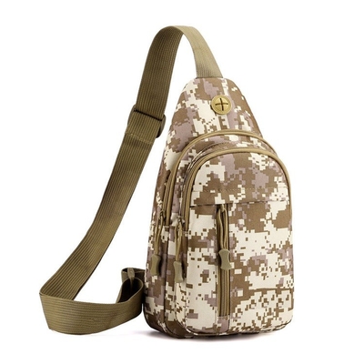มัลติฟังก์ชั่กระเป๋าสะพายข้าง Crossbody ผ้าไนลอน Camo Sling Bag Unisex BSCI