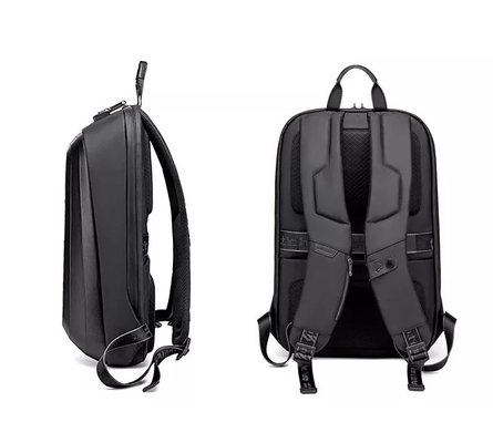 กระเป๋าเป้ธุรกิจกันน้ำ EVA Hard Case พร้อมพอร์ตชาร์จ USB Polyester