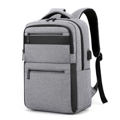 กระเป๋าเป้สะพายหลังแล็ปท็อปสำหรับธุรกิจขนาด 15.6 นิ้วพร้อม USB 28 * 16 * 42 Cm