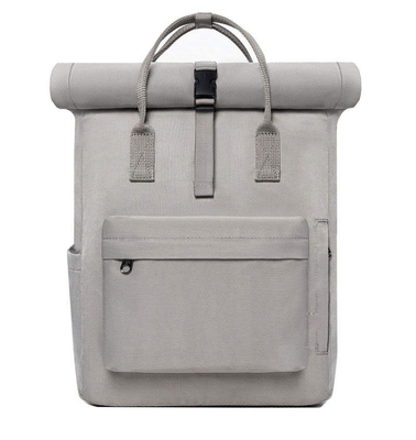 ผ้าใบโลโก้ที่กำหนดเองกระเป๋า Rolltop กันน้ำ 40cm กระเป๋าเป้สะพายหลังแล็ปท็อป Rolltop