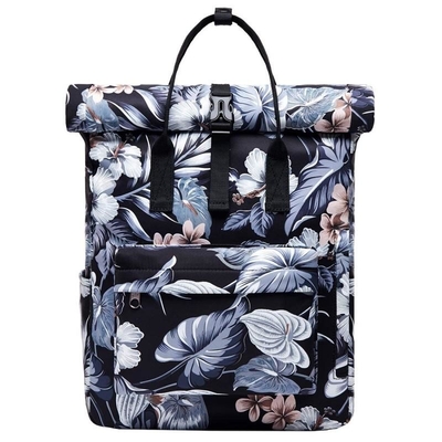 ผ้าใบโลโก้ที่กำหนดเองกระเป๋า Rolltop กันน้ำ 40cm กระเป๋าเป้สะพายหลังแล็ปท็อป Rolltop