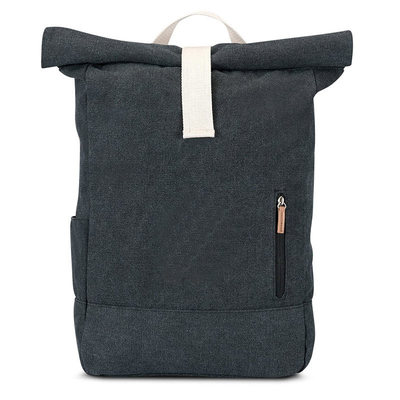 RPET Vintage Roll Top Backpack กระเป๋าเป้แล็ปท็อป Rolltop ทนทาน กันน้ำ