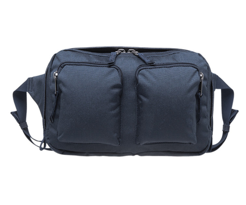 กระเป๋าคาดเอวแบบกำหนดเองสีน้ำเงินเข้ม Fanny Pack กระเป๋าคาดเอวสำหรับสุภาพสตรี