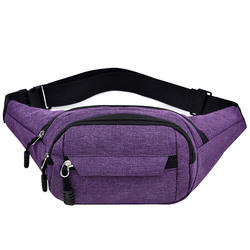 Rpet Water Resistant Waist Pack กระเป๋าเอวเป็นมิตรกับสิ่งแวดล้อมสำหรับผู้ชายผู้หญิง Custom Print