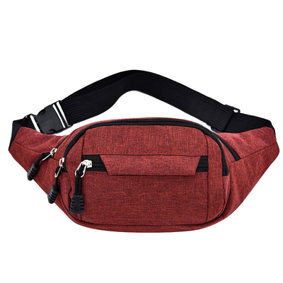 Rpet Water Resistant Waist Pack กระเป๋าเอวเป็นมิตรกับสิ่งแวดล้อมสำหรับผู้ชายผู้หญิง Custom Print