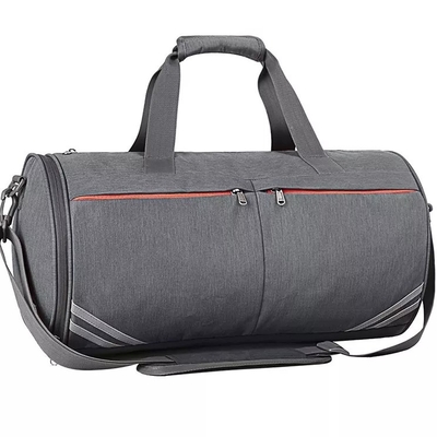 กระเป๋าเดินทางป้องกันการโจรกรรมกีฬาน้ำหนักเบายิมกระเป๋า Duffle พร้อมช่องใส่รองเท้ากระเป๋าเปียก