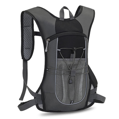 ขี่จักรยานน้ำหนักเบาวิ่ง Hydration Vest Multicolor Water Bladder Backpack