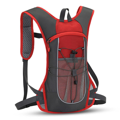 ขี่จักรยานน้ำหนักเบาวิ่ง Hydration Vest Multicolor Water Bladder Backpack