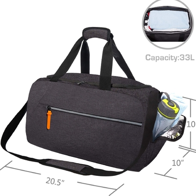 Simple Plain Anti Theft Travel Bag กระเป๋ากันน้ำน้ำหนักเบา Polyester