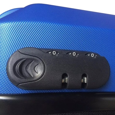 กระเป๋าเดินทางกันน้ำ ABS กระเป๋าเดินทางล้อลาก Hardside ซิปคู่ TSA Lock 4 ล้อสปินเนอร์