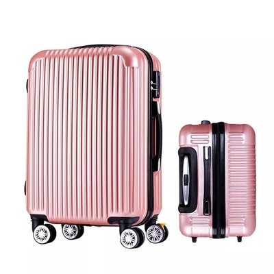 ชุดกระเป๋าเดินทางโพลีคาร์บอเนต PC 3 ชิ้นพื้นผิวมันเงา Girls Suitcase Hardside Trolley