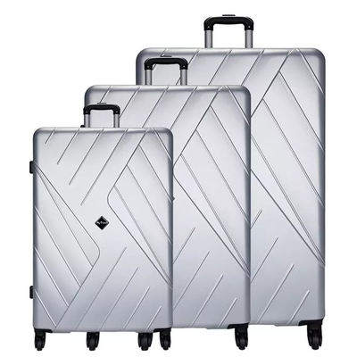 ชุดกระเป๋าเดินทางกันน้ำแบบกำหนดเองอุปกรณ์เสริม ABS Hard Shell Trolley Suitcase