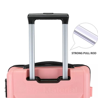 ซับในโพลีเอสเตอร์ Hard Shell ชุดกระเป๋าเดินทาง 24'' Trolley Suitcase Tsa ล็อคกระเป๋าเดินทาง 3 ชิ้น Pp ดำเนินการต่อ