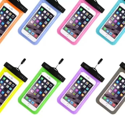 เคสโทรศัพท์มือถือลอยน้ำอเนกประสงค์ PVC กระเป๋าใส่โทรศัพท์มือถือกันน้ำ
