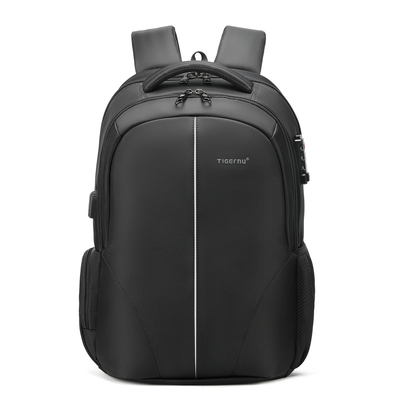 T-B3105 4A กระเป๋าเป้เดินทางเพื่อธุรกิจกลางแจ้งสำหรับผู้ชายที่ขยายได้ดำเนินการด้วย USB ป้องกันการโจรกรรม