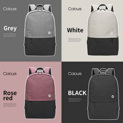 300D Snowflake PVC Travel Laptop Backpack กันน้ำ 15.6 นิ้วน้ำหนักเบาแบบสบาย ๆ
