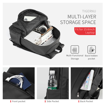 600D Polyester Travel Laptop Backpack กระเป๋าเดินทางออกแบบ Machila น้ำหนักเบาแบบกำหนดเอง